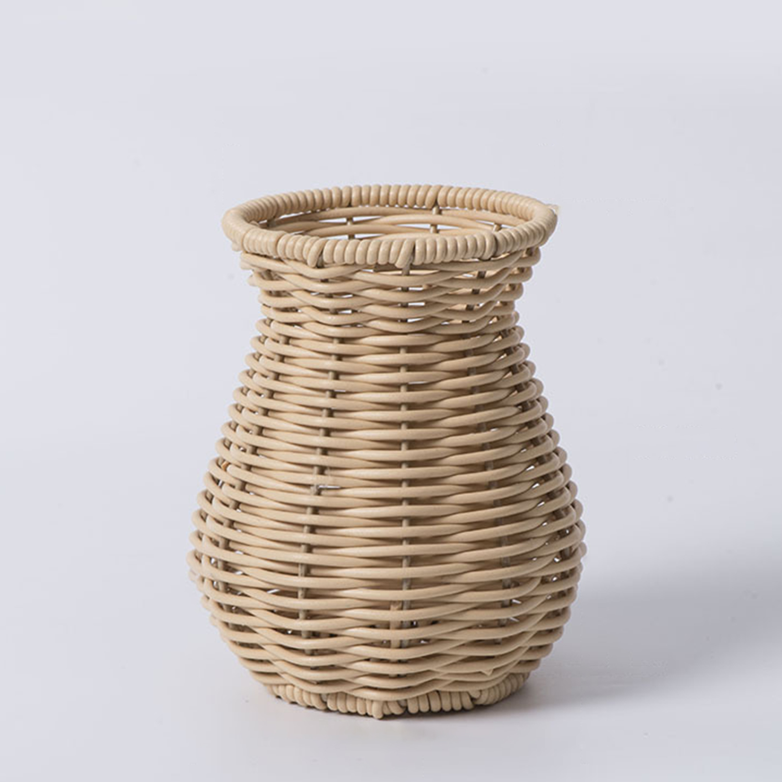 Rattan Plant Basket - El Dokuması Kurutulmuş Çiçeklik Rattan Görünümlü