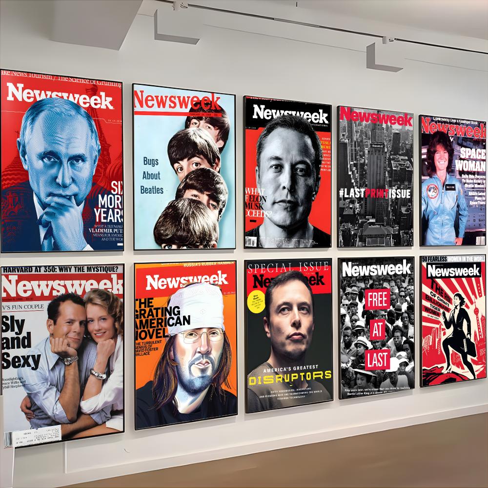 Home Decor Magazine - Dergi Haberleri N-Newsweek Poster Klasik Duvar