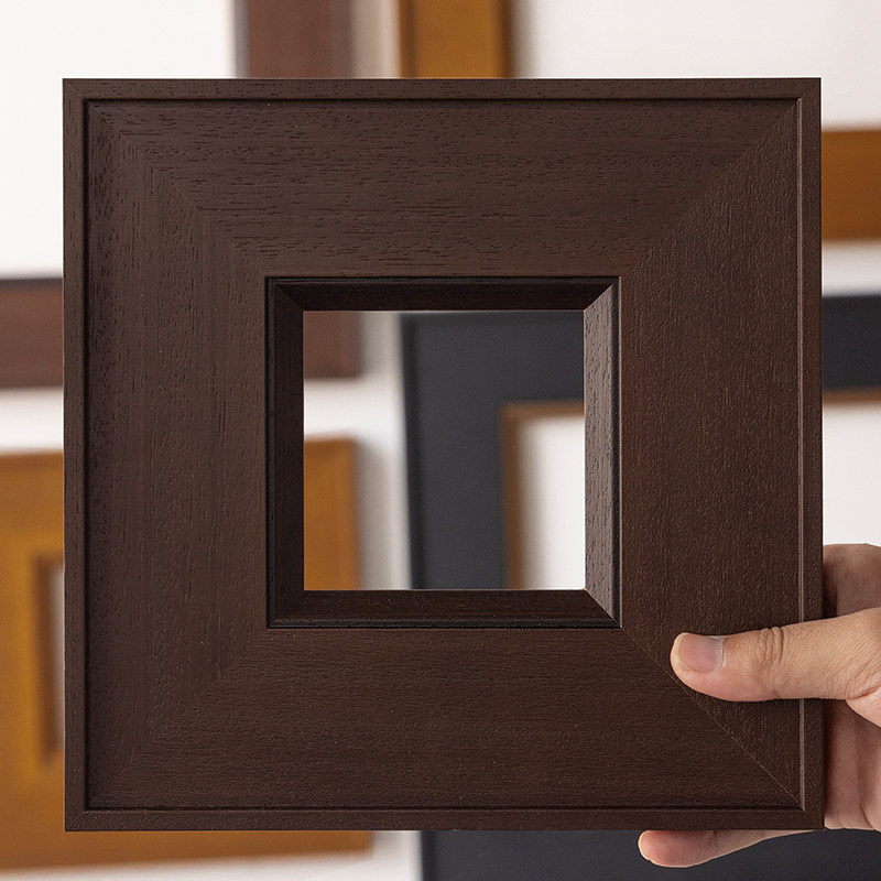 Bamboo Photo Frame - Özel yapım masif ahşap baskılı sade
