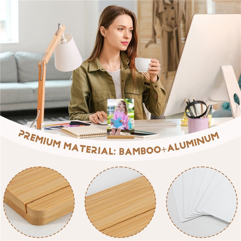 6'lı Paket Süblimasyon Fotoğra - Bamboo Photo Frame incelemesi ve fiyatı