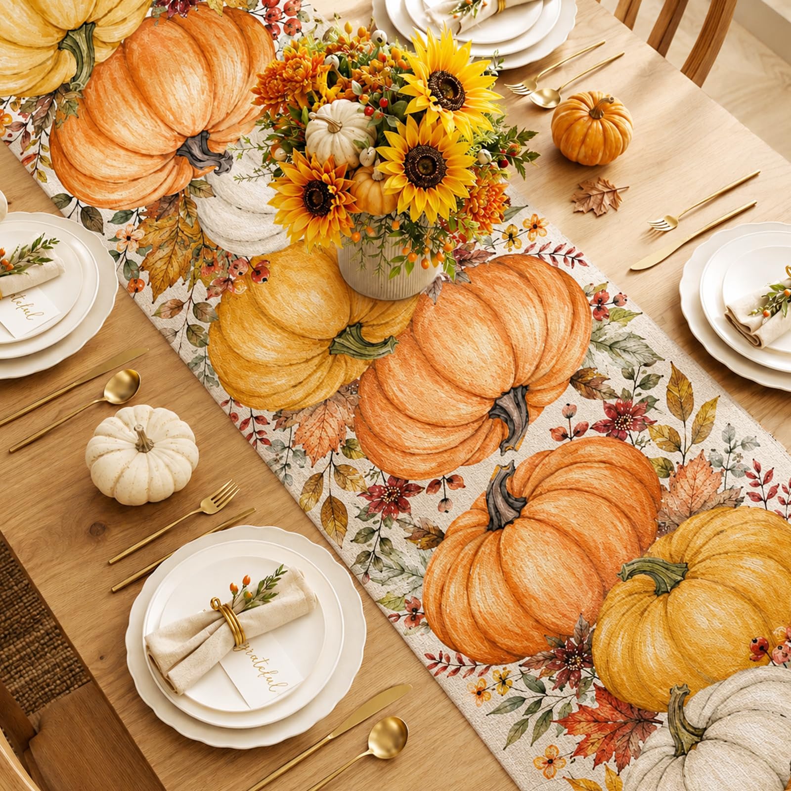 Cadılar Bayramı Masa Örtüsü Vi - Linen Table Runner incelemesi ve fiyatı