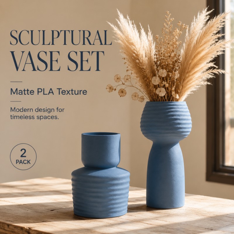 2 Adet Pürüzlü Dalgalı Dokulu  - Pampas Grass Decor incelemesi ve fiyatı