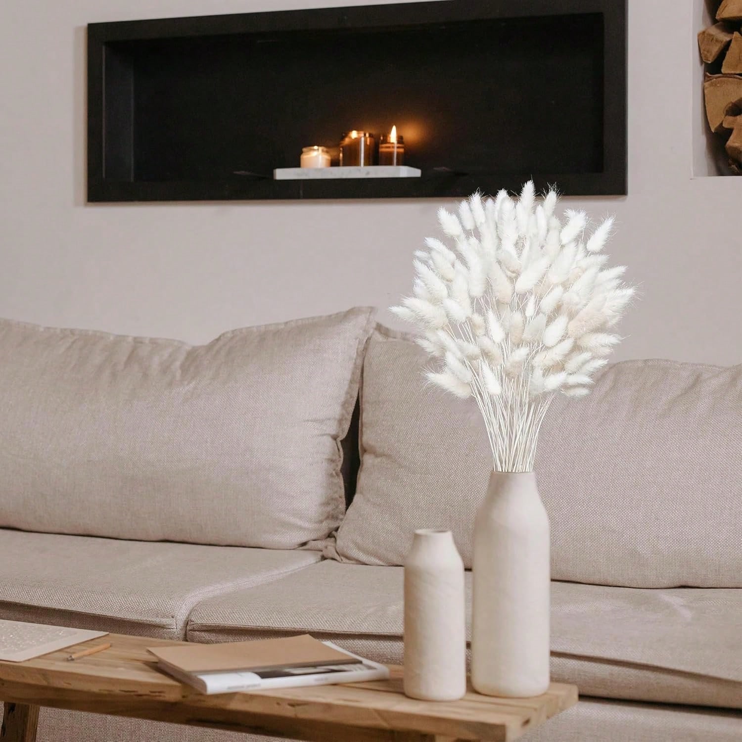 120 adet kurutulmuş Pampas çim - Pampas Grass Decor incelemesi ve fiyatı