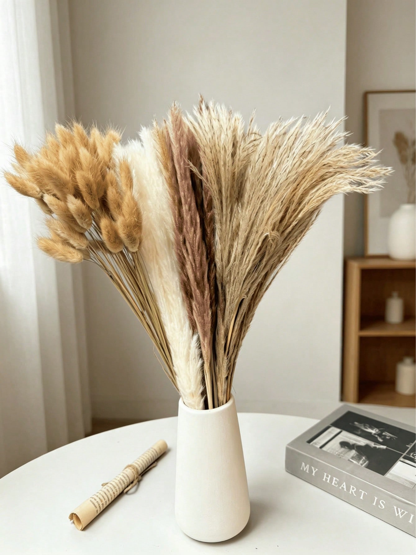 10/20/30 adet Beyaz Yapay Pamp - Pampas Grass Decor incelemesi ve fiyatı