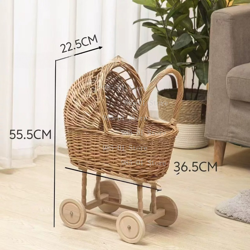 El yapımı hasır beşik arabası, - Rattan Plant Basket incelemesi ve fiyatı