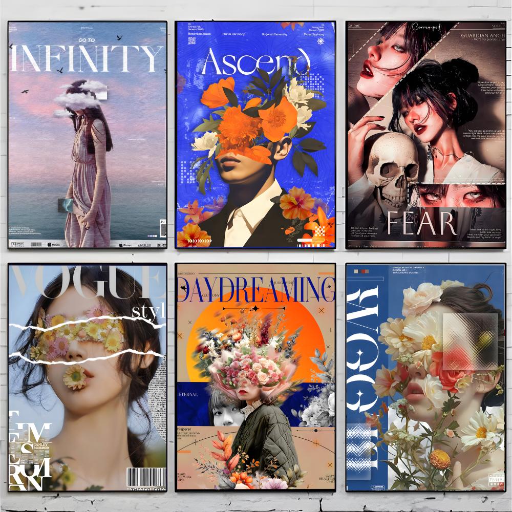 Dergi Çiçekleri, Dergi Posterl - Home Decor Magazine incelemesi ve fiyatı