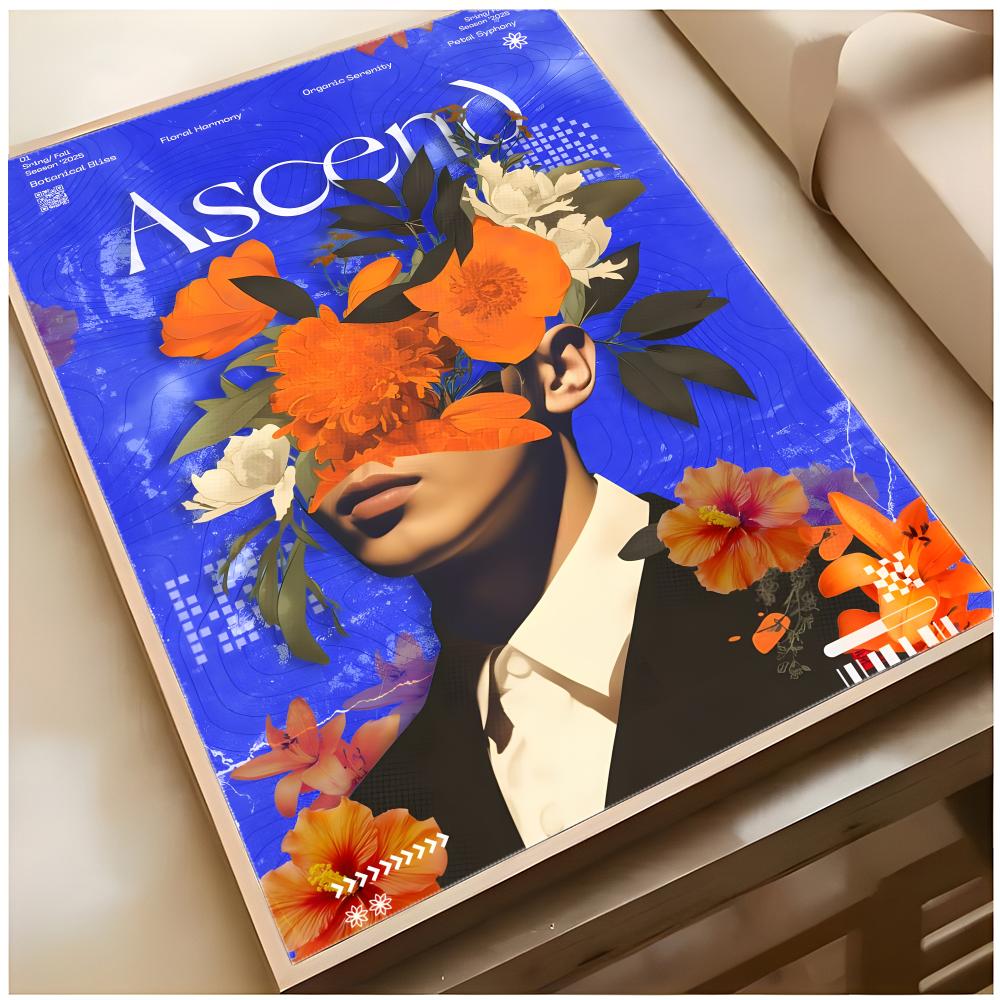 Dergi Çiçekleri, Dergi Posterl - Home Decor Magazine incelemesi ve fiyatı