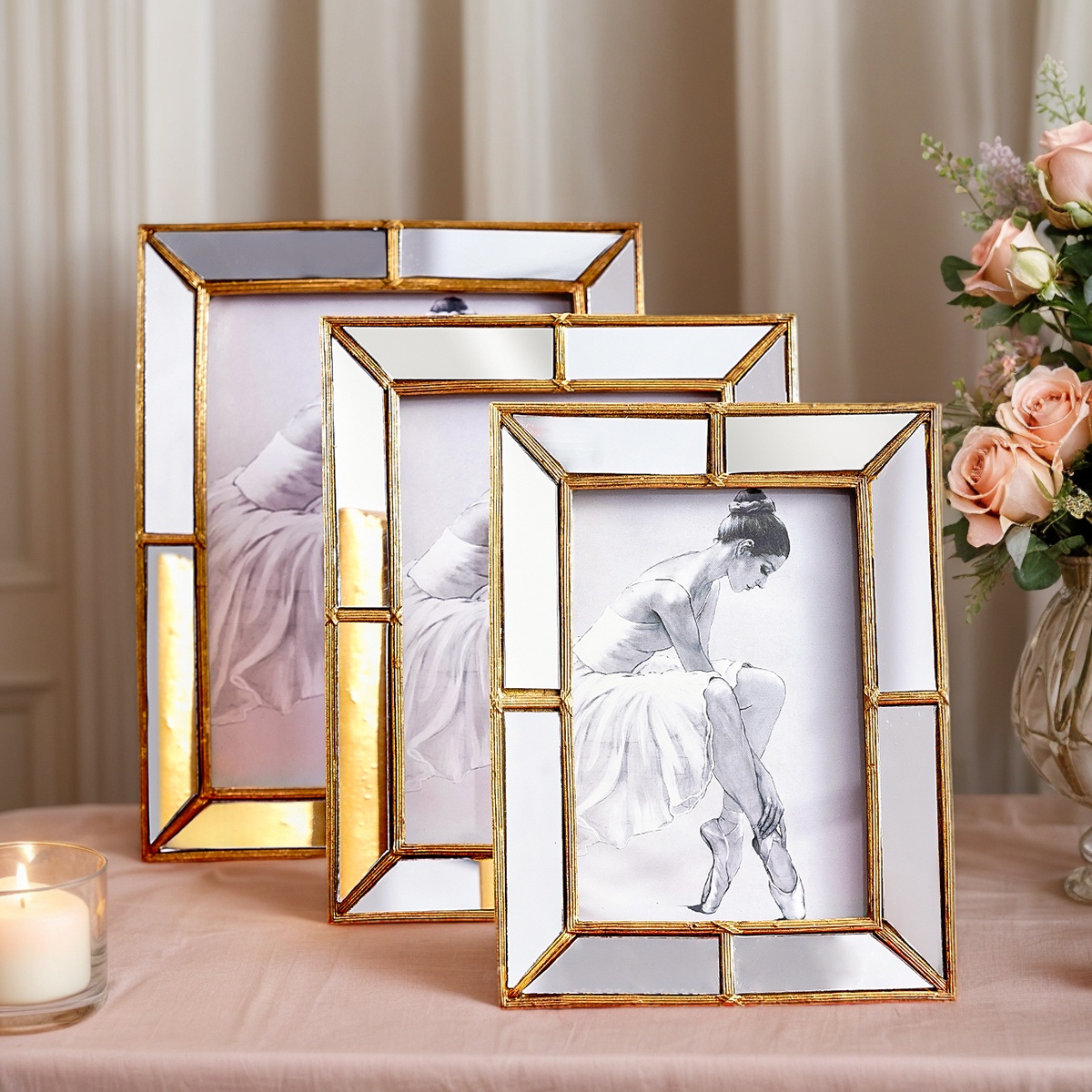 1 adet, basit altın reçine mal - Bamboo Photo Frame incelemesi ve fiyatı