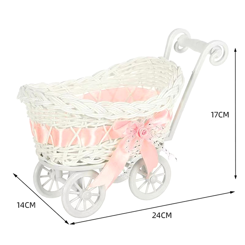 1 Adet Sepet Bebek Arabası Ara - Rattan Plant Basket incelemesi ve fiyatı